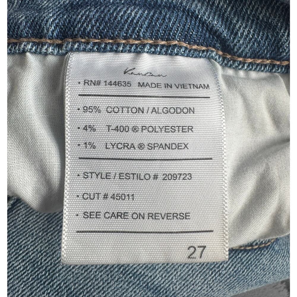 KanCan Boyfriend Mid Rise Ripped Ankle Jean - Picture 3 of 3